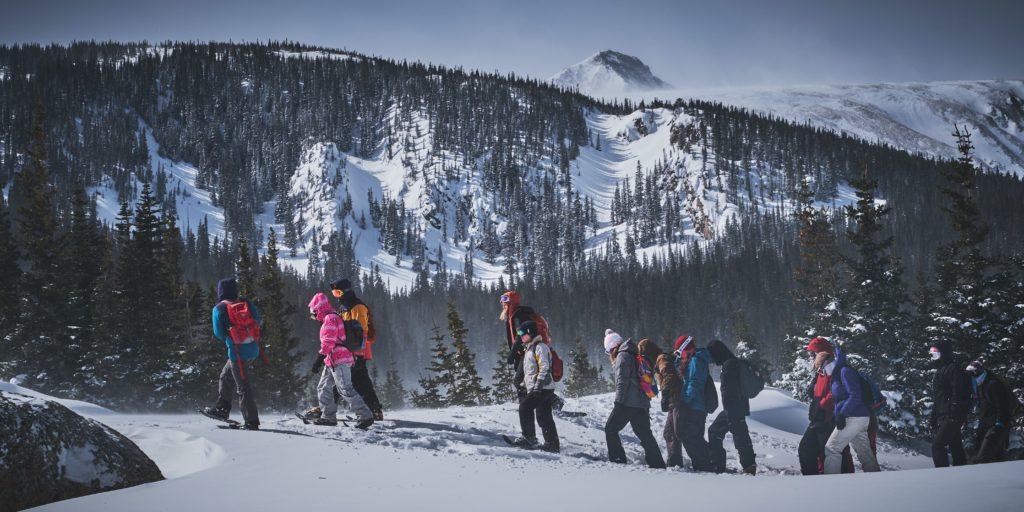 things to do in winter park city - snowshoe