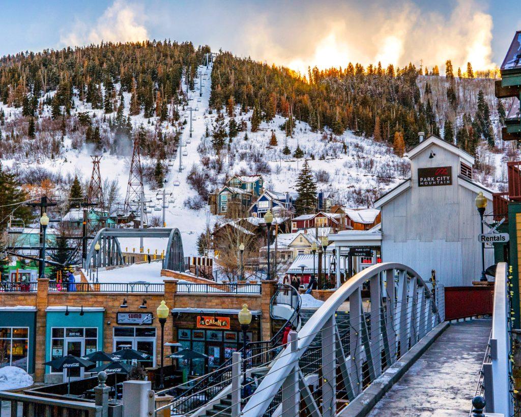 park city in winter